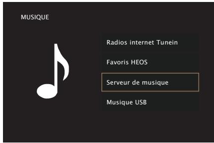 MARANTZ NR1711 - Lecture de fichiers stockés sur un ordinateur ou un stockage NAS - 1