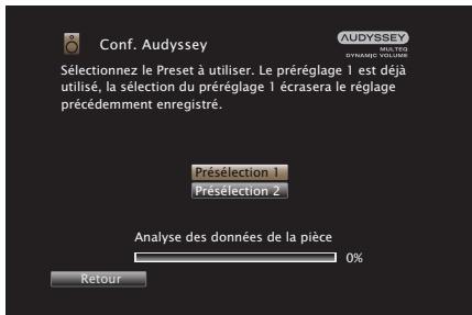 MARANTZ NR1711 - Effectuez le paramétrage de Audyssey Dynamic EQ® et Audyssey Dynamic Volume®. - 4