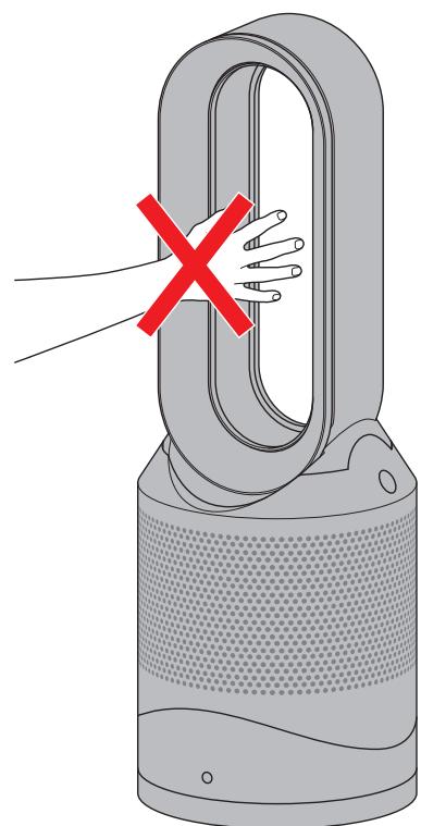 DYSON 310266-01 - ACHTUNG: Gerät wird bei Betrieb heiß. - 2