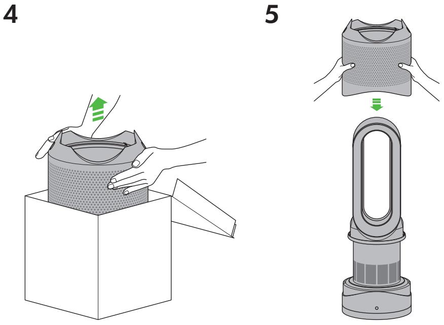 DYSON 310266-01 - Remplacement de l'unité de filtrage - 4