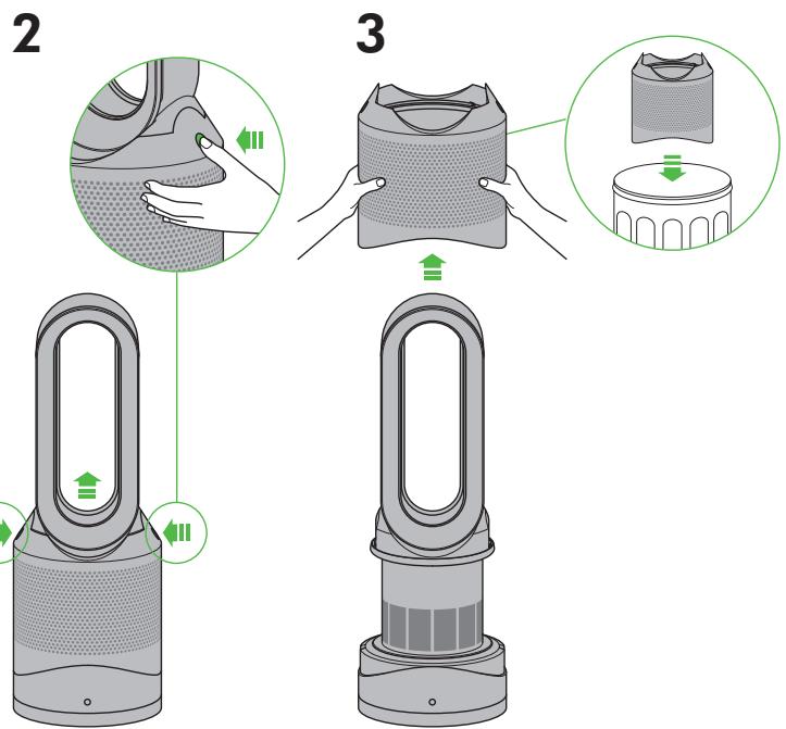 DYSON 310266-01 - Remplacement de l'unité de filtrage - 3