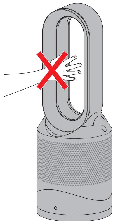 DYSON 310266-01 - ATTENTION: l'appareil chauffependant l'utilisation - 2