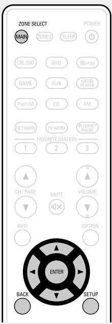 DENON AVR-2313BK - Menu operation - 1
