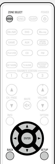DENON AVR-2313BK - Fonctionnement du menu - 1