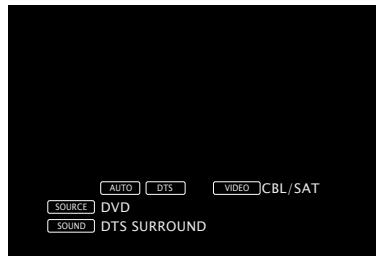 DENON AVR-2313BK - Exemples d'affichage à l'écran - 1