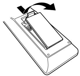 DENON AVR-2313BK - Insertion des piles - 1