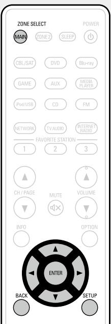 DENON AVR-2313BK - Fonctionnement du menu - 1