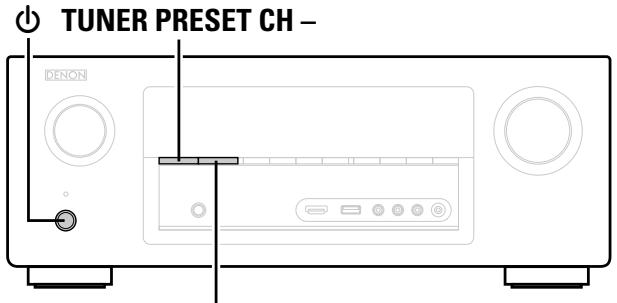 DENON AVR-2313BK - Réinitialisation du microprocesseur - 1