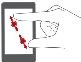 HUAWEI ASCEND 67 BLANC - Touchscreen gestures - 5