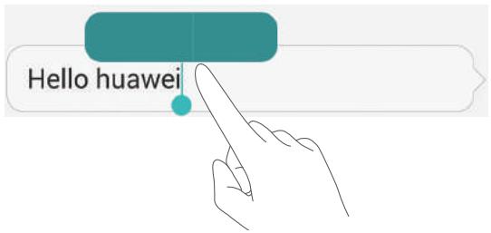 HUAWEI ASCEND 67 BLANC - Editing text - 2