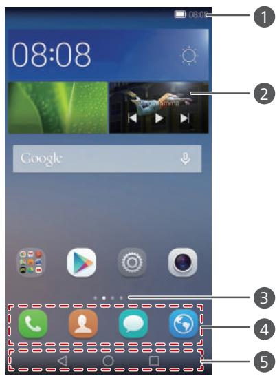HUAWEI ASCEND 67 BLANC - Home - 1