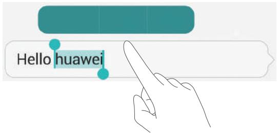 HUAWEI ASCEND 67 BLANC - Editing text - 1