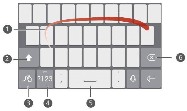 HUAWEI ASCEND 67 BLANC - Huawei Swype input method - 1