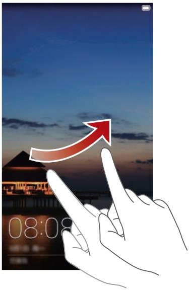 HUAWEI ASCEND 67 BLANC - Unlocking the screen - 1