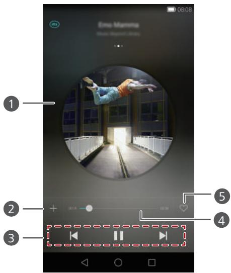 HUAWEI ASCEND 67 BLANC - Listening to music - 1