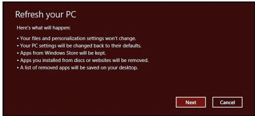 PACKARD BELL ENLG81BA-C6T - Restauration personnalisée avec Packard Bell Recovery Management - 2