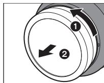 PANASONIC bah5S 24-1054 - Mise en place de l'objectif - 1