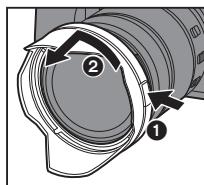 PANASONIC bah5S 24-1054 - Removing the lens hood - 3