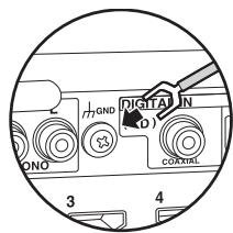 ONKYO S5200 - Raccordement d'une platine disque - 1