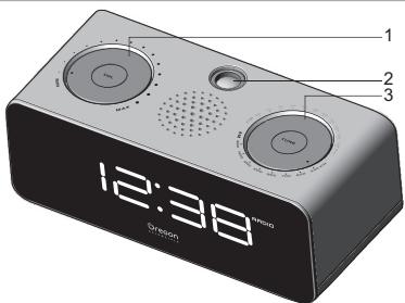 OREGON SCIENTIFIC RADCD RRA320P - VUE DU HAUT (FIG. 3) - 1