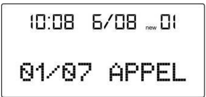 THOMSON CLASSY ROUGE - R / X - FLASH / SUPPRIMER - 2