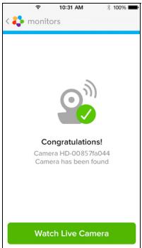MOTOROLA MBP85 - Ajout de laamera à votre compte - 11