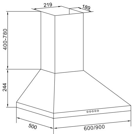 DARTY AHP6751X - DIMENSIONS - 1