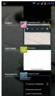 THOMSON TLINK455 - Basculer d'une application à une autre - 1