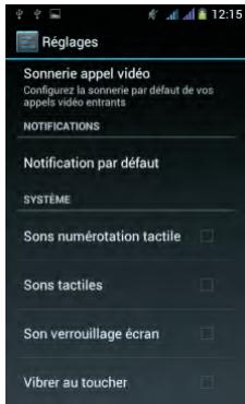 THOMSON TLINK455 - Changer le volume ou le type de sonnerie de votre téléphone - 4