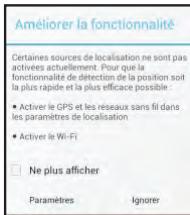 THOMSON TLINK455 - A propos de la Géolocalisation : - 7