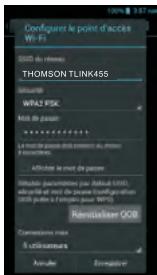 THOMSON TLINK455 - Activation du mode Hotspot - 5