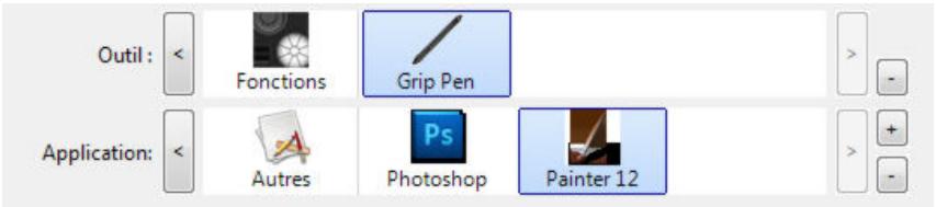 WACOM CiNTiO 22 HD - Paramètres spécifiques à une application - 2
