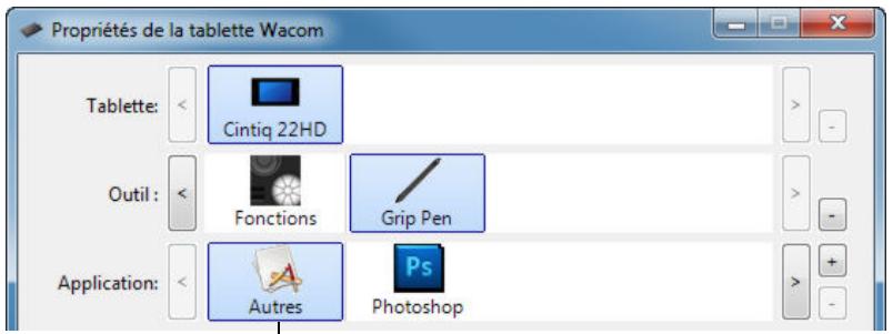 WACOM CiNTiO 22 HD - Gérer vos paramètres du panneau de configuration - 3