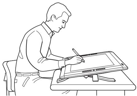 WACOM CiNTiO 22 HD - Utilisation du SOCLE de l'écran CINTIQ - 1