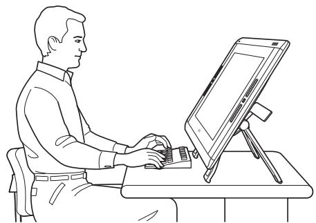 WACOM CiNTiO 22 HD - Utilisation du SOCLE de l'écran CINTIQ - 2
