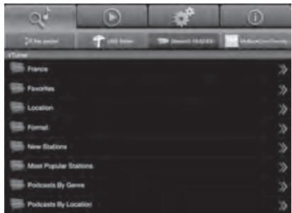 CABASSE STREAM 3 SYSTEM BLANC - F) PAGE « MUSIQUE » : LECTURE DES RADIOS WEB - 1