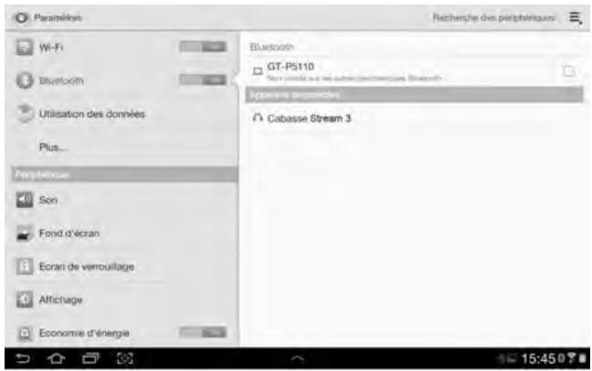 CABASSE STREAM 3 SYSTEM BLANC - CONNEXION BLUETOOTH AVEC UNE TABLETTE ANDROID - 1