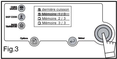 SAUTER SFP 690 XF1 - -Mémorisez une cuisson. - 3