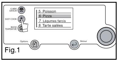 SAUTER SFP 690 XF1 - FONCTIONNEMENT DE LA FONCTION "EASY COOK" - 1