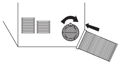 FORTEX MDS70V012e - Installing the vent tube - 1