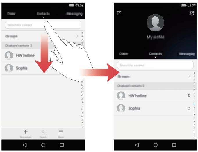 HUAWEI P8_LITE_OR4273184 - Déplacer l'écran vers le bas - 1