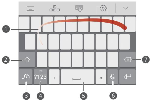 HUAWEI P8_LITE_OR4273184 - Méthode de saisie Huawei Swype - 1