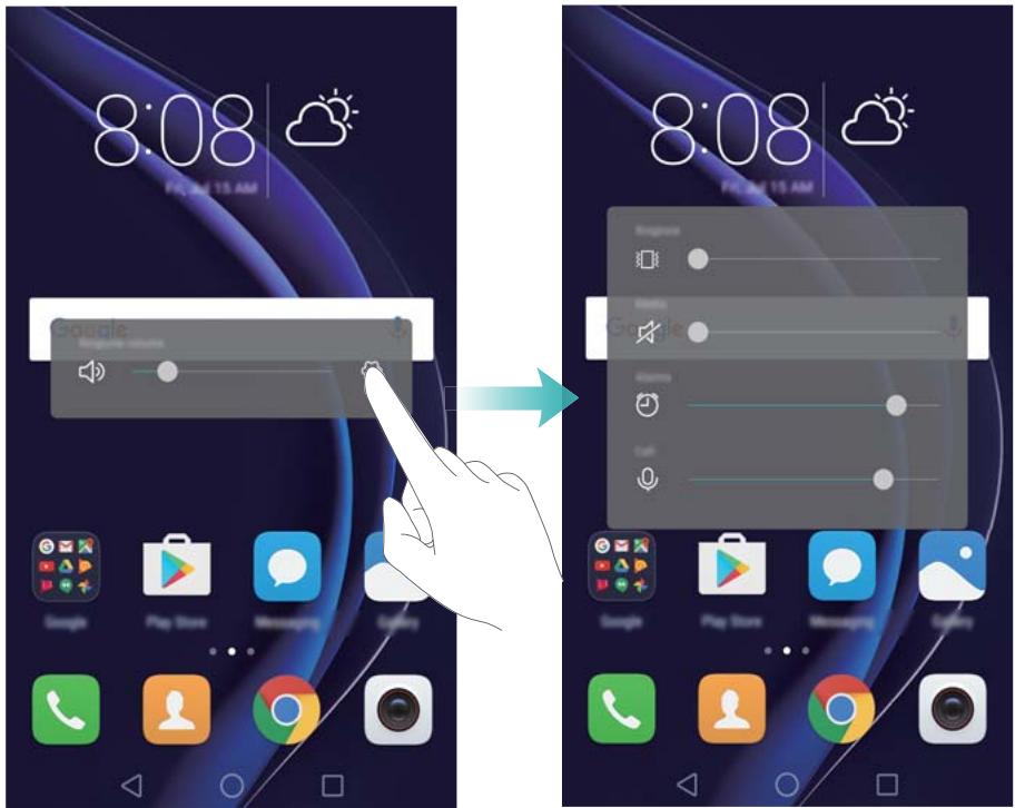 HONOR 8 PREMIUM ROSE - Réglage rapide du volume du système - 1
