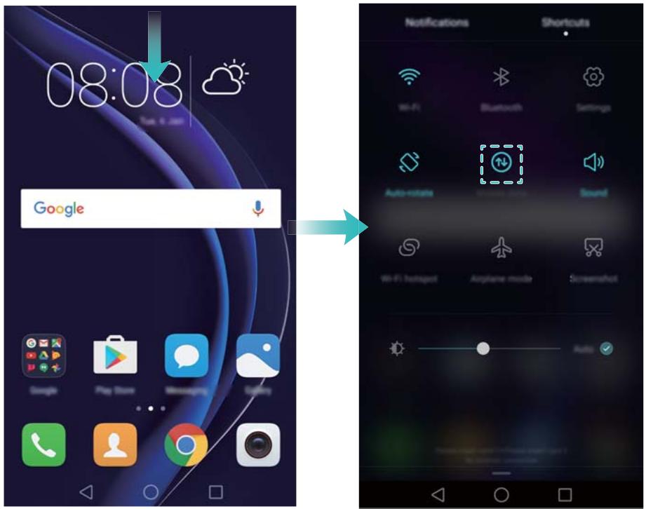 HONOR 8 PREMIUM ROSE - Activer les données mobiles - 1