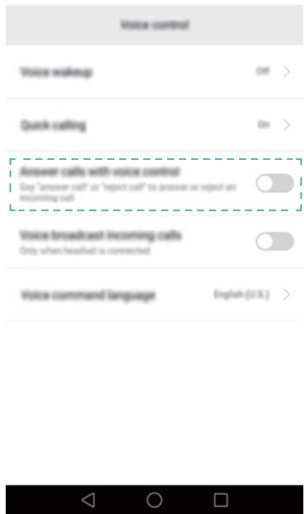 HONOR 8 PREMIUM ROSE - Répondre ou rejeter un appel en utilisant des commandes vocales - 1