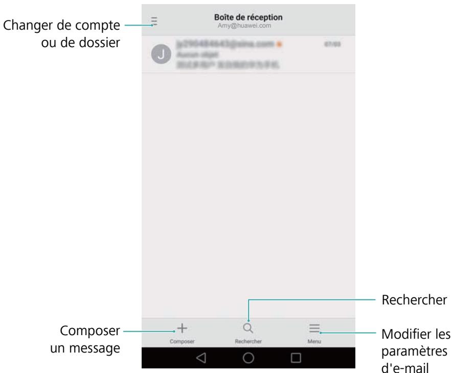HONOR 8 PREMIUM ROSE - Ajouter un compte de messagerie personnel - 1