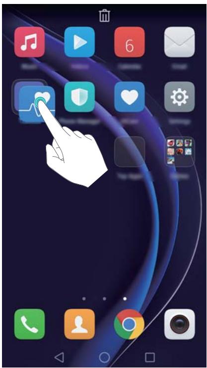 HONOR 8 PREMIUM ROSE - Supprimer un widget ou une icône - 2