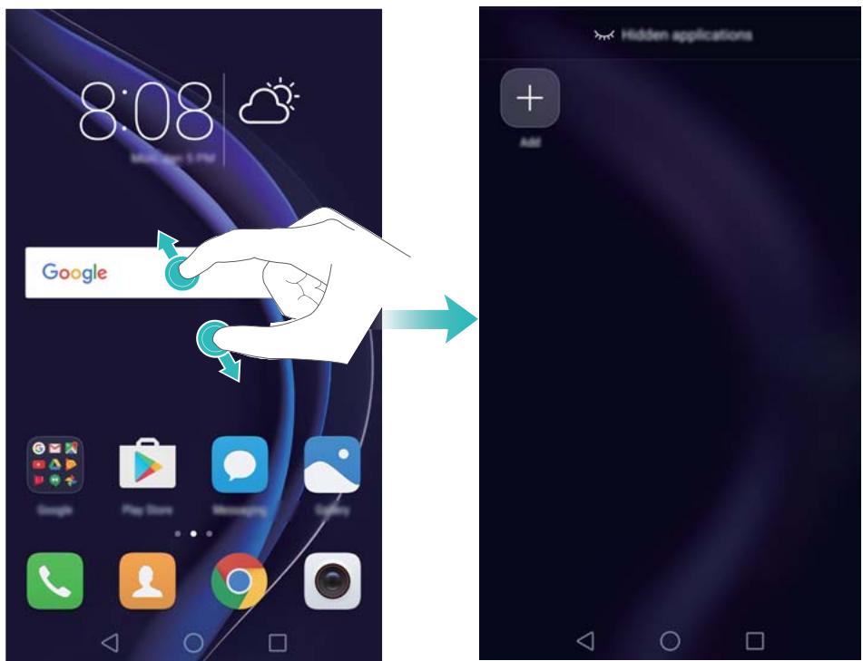 HONOR 8 PREMIUM ROSE - Trouver des applications masquées - 1