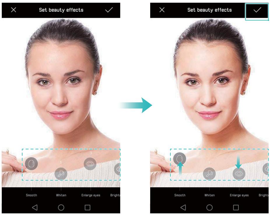 HONOR 8 PREMIUM ROSE - Configurer le mode selfie parfait - 1