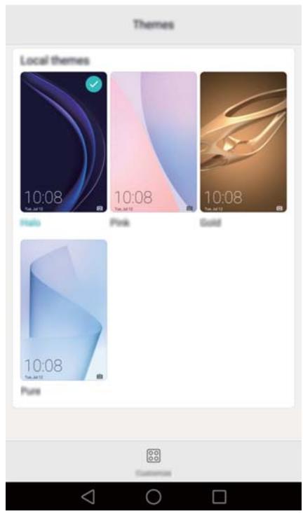 HONOR 8 PREMIUM ROSE - Changer de thème - 1